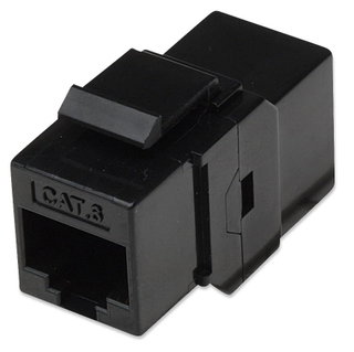 Accoppiatore Keystone RJ45 F/F Cat6 UTP Nero - Techly Professional IWP-MD C6/PKT