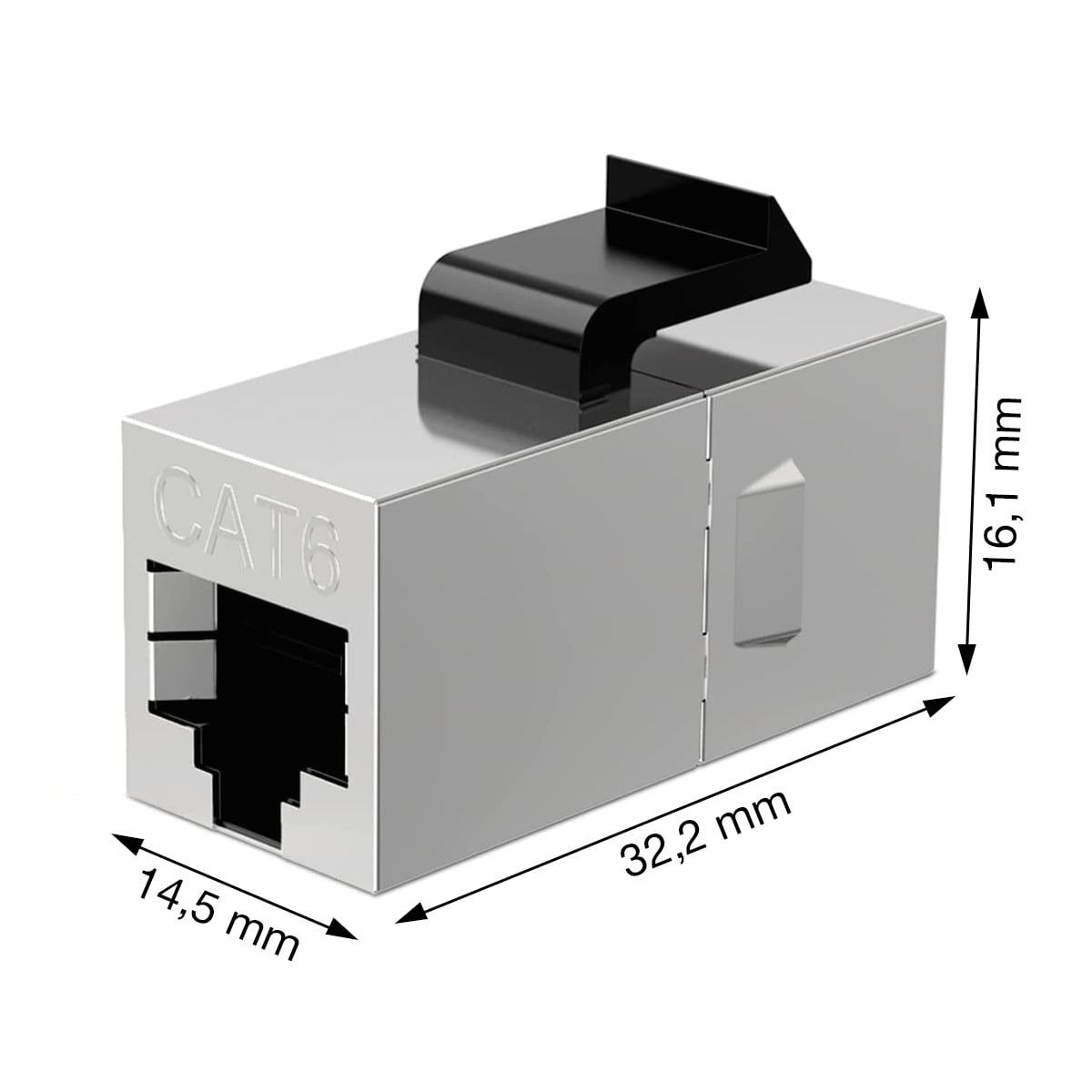 Accoppiatore di Rete Cat6 F/F Schermato FTP - Techly Professional IWP-MD C6/ST