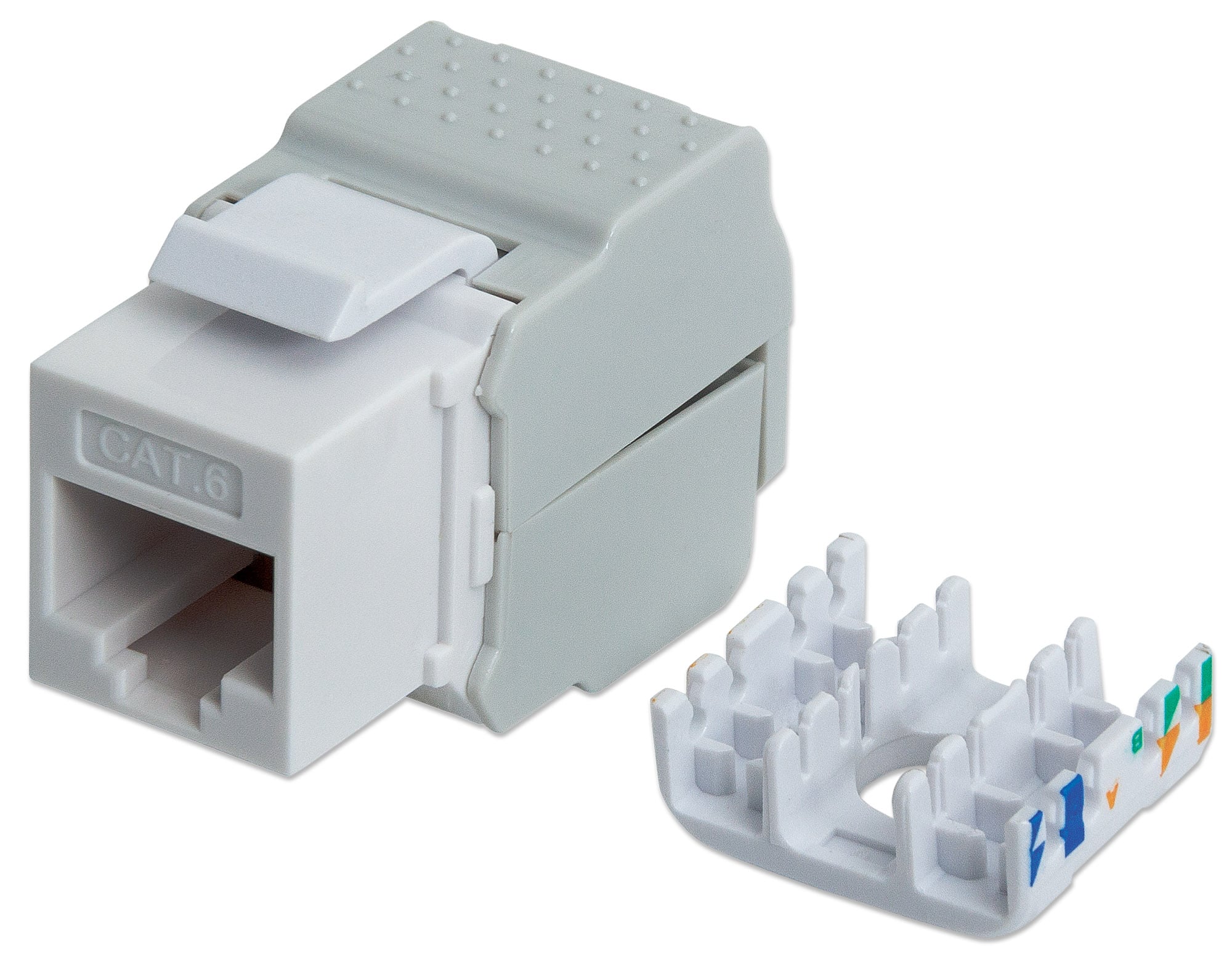 Frutto Keystone RJ45 UTP Cat6 Bianco - Intellinet IWP-MD C6/TLU