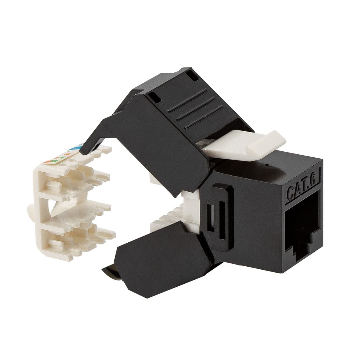 Frutto Keystone RJ45 UTP Cat6 Tooless Nero - Techly Professional IWP-MD C6/TLUBT