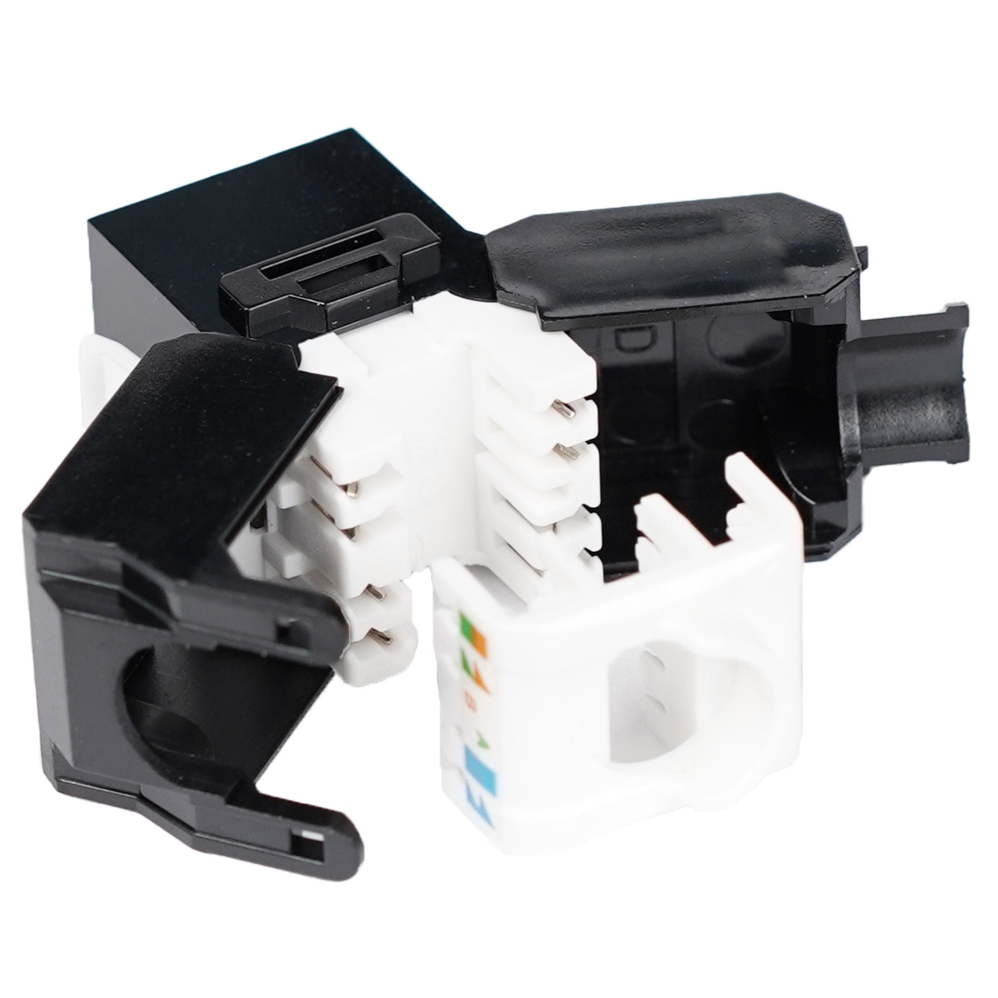 Frutto Keystone RJ45 UTP Cat6 Tooless Nero - Techly Professional IWP-MD C6/TLUBT