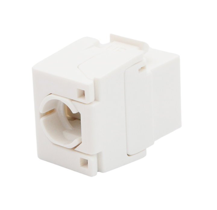 Frutto Keystone RJ45 Cat6 UTP 180° Toolless Bianco - Intellinet IWP-MD C6/ULF