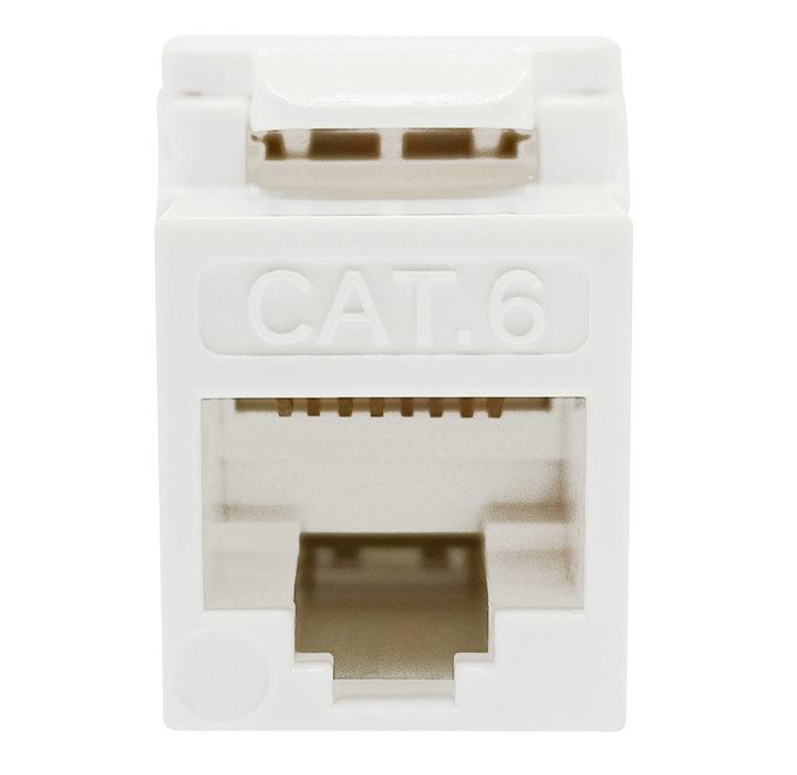 Frutto Keystone RJ45 Cat6 UTP 180° Toolless Bianco - Intellinet IWP-MD C6/ULF