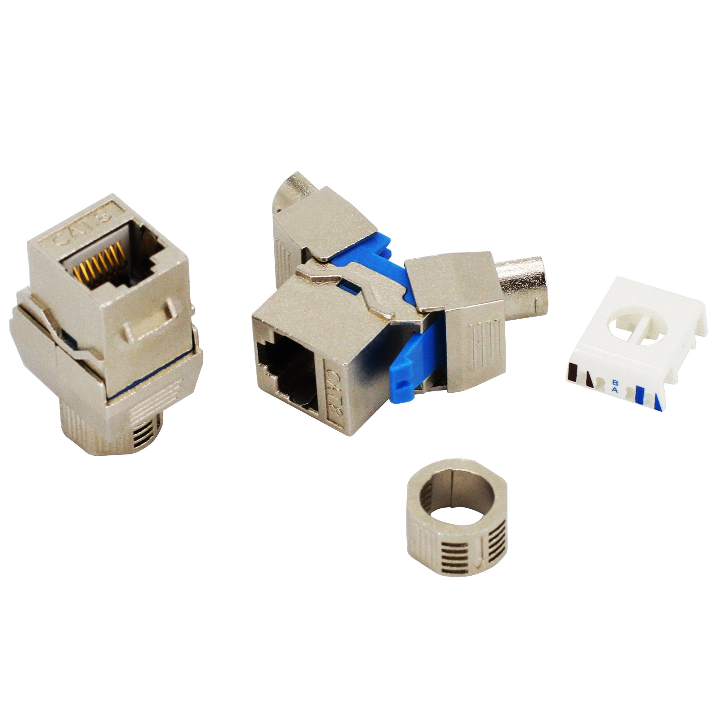 Fruit Keystone RJ 45 Cat 8.1 STP Toolless - Techly Professional IWP-MD C 81 /STPT
