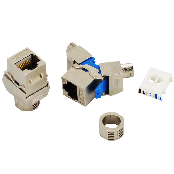 Frutto Keystone RJ45 Cat8.1 STP Toolless - Techly Professional IWP-MD C81/STPT
