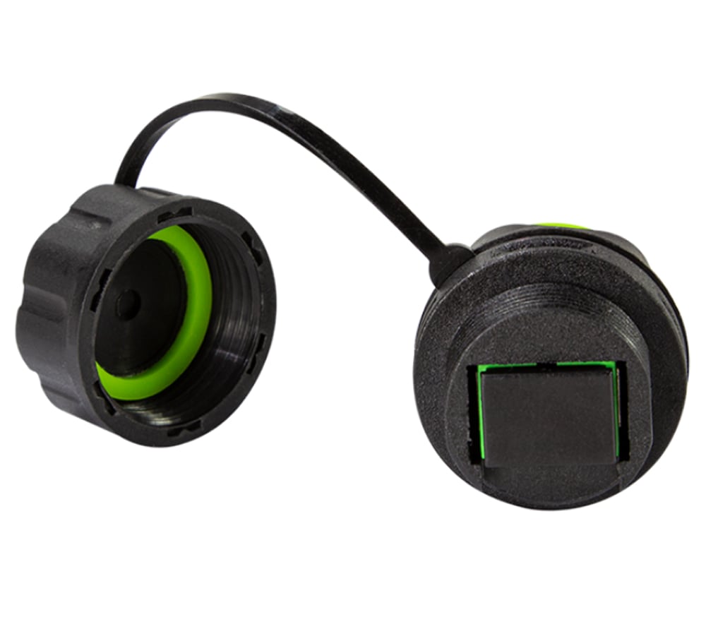Connettore Fibra Ottica SC Simplex Impermeabile IP68 con Cappuccio Antipolvere - Logilink IWP-MD FOSCS-IPPAN