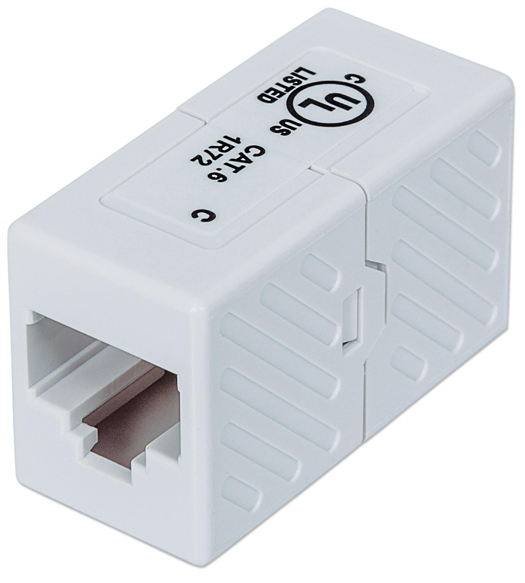 Accoppiatore Cat6 RJ45 F/F UTP colore Bianco - Intellinet IWP-MD F/F-C6