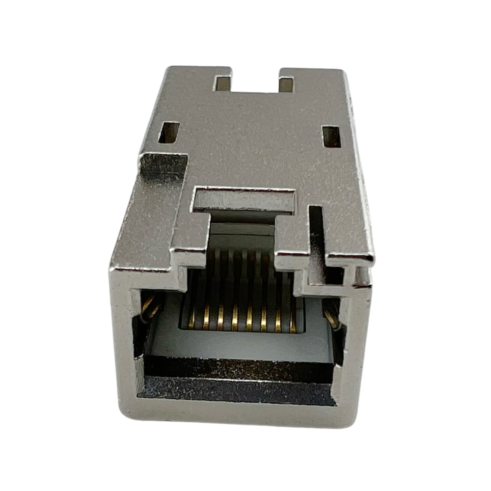 Accoppiatore RJ45 Cat6A 8P8C Femmina/ Femmina 10G STP Silver - Techly Professional IWP-MD F/F-C6ALT