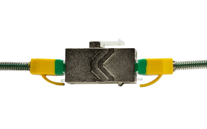 Cat 6 Coupler To Keystone 2 xRJ 45 STP - Logilink IWP-MD F/F-C 6 ASL