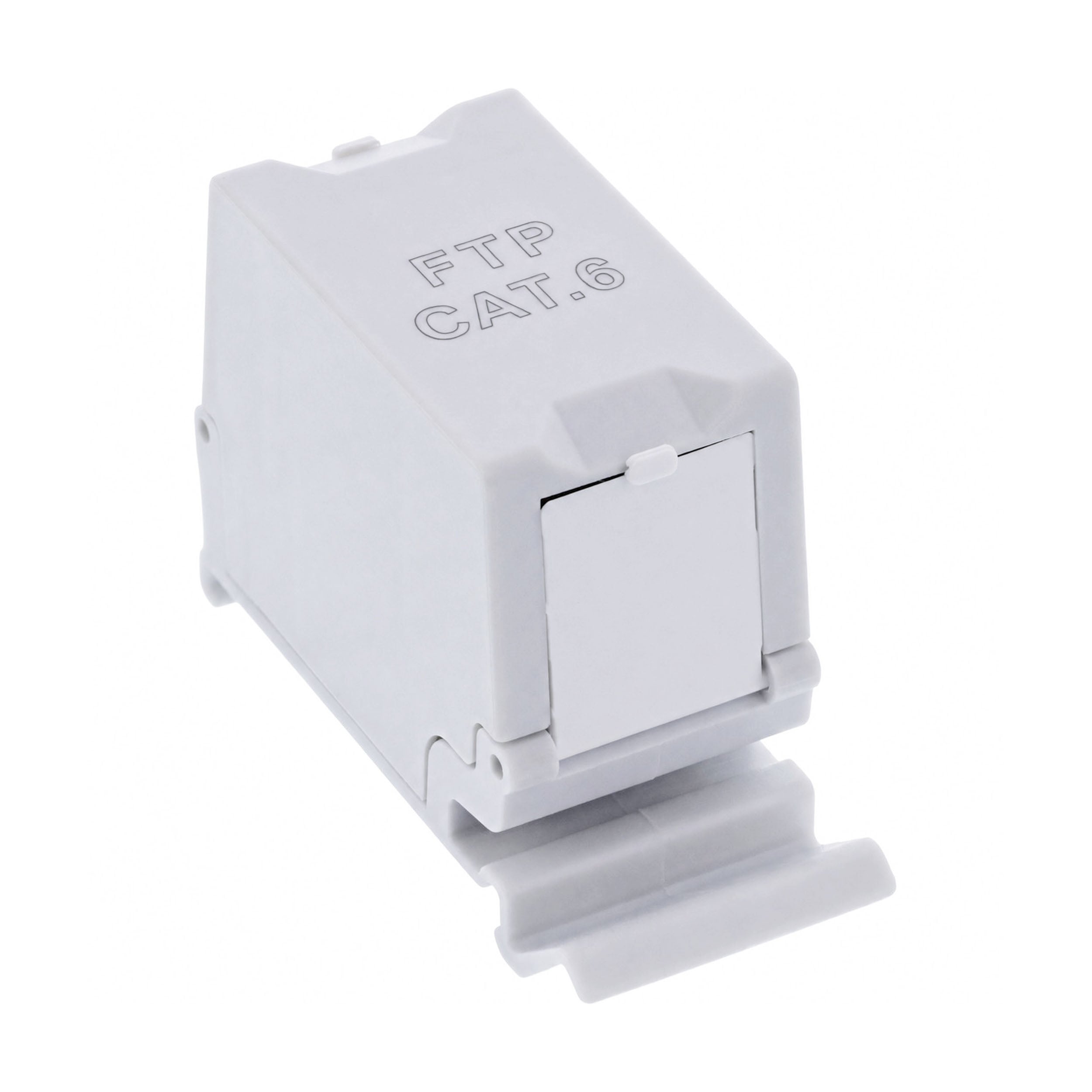 Adattatore per Guida DIN Cat6 RJ45 F/F STP - Techly Professional IWP-MD KEY-RAIL1S6