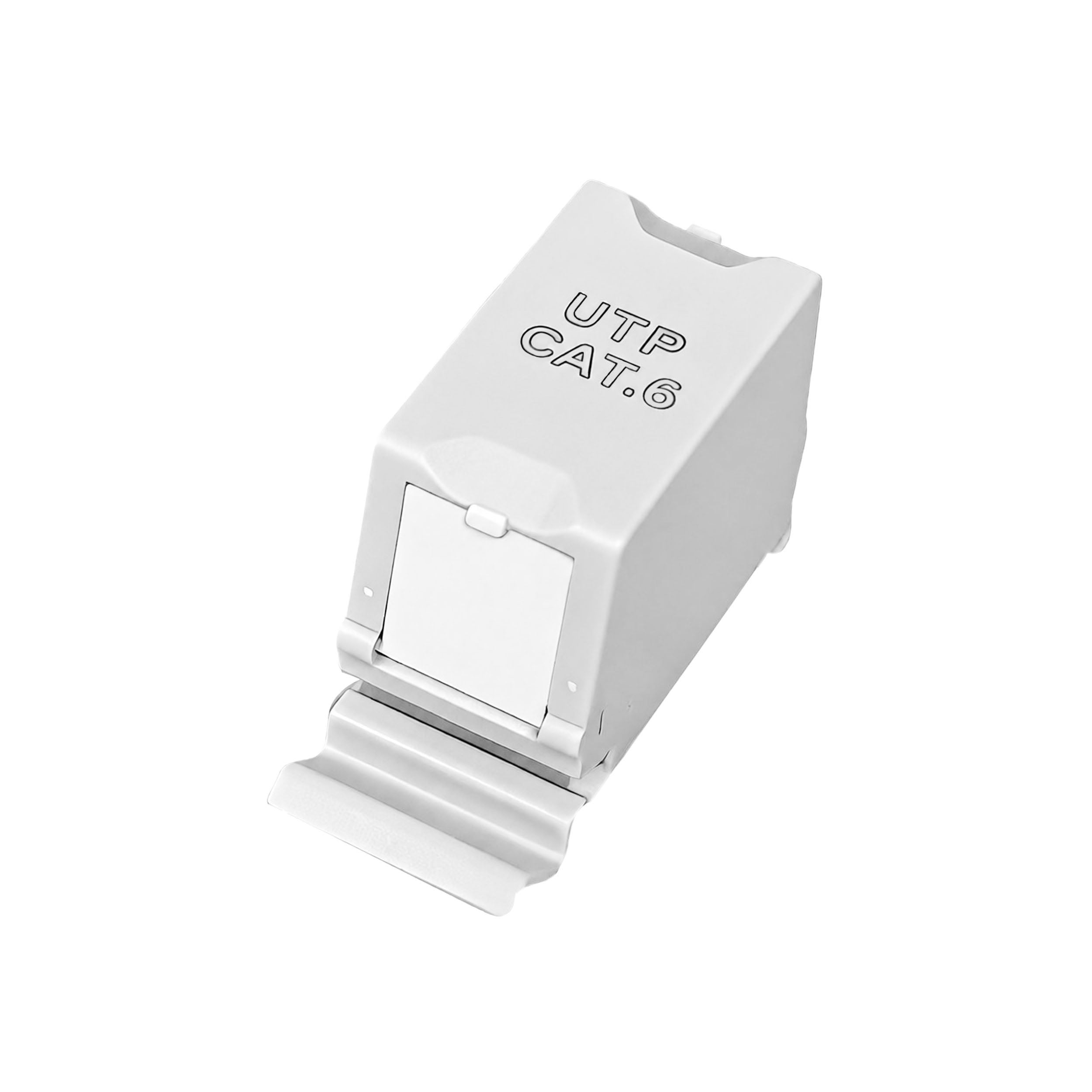 Adattatore per Guida DIN Cat6 RJ45 F/F UTP - Techly Professional IWP-MD KEY-RAIL1U6