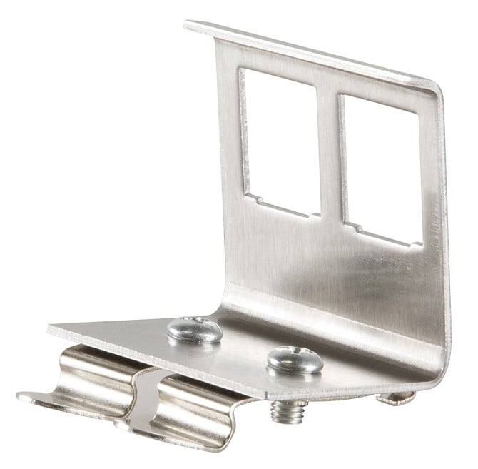 Adattatore per Moduli Keystone 2xRJ45 per guida DIN - Intellinet IWP-MD KEY-RAIL2I