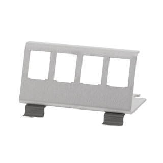 Adattatore per Modulo Keystone 4xRJ45 per Guida DIN - Logilink IWP-MD KEY-RAIL4