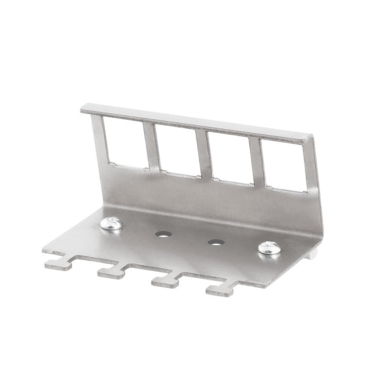 Adattatore per Modulo Keystone 4xRJ45 per Guida DIN - Logilink IWP-MD KEY-RAIL4