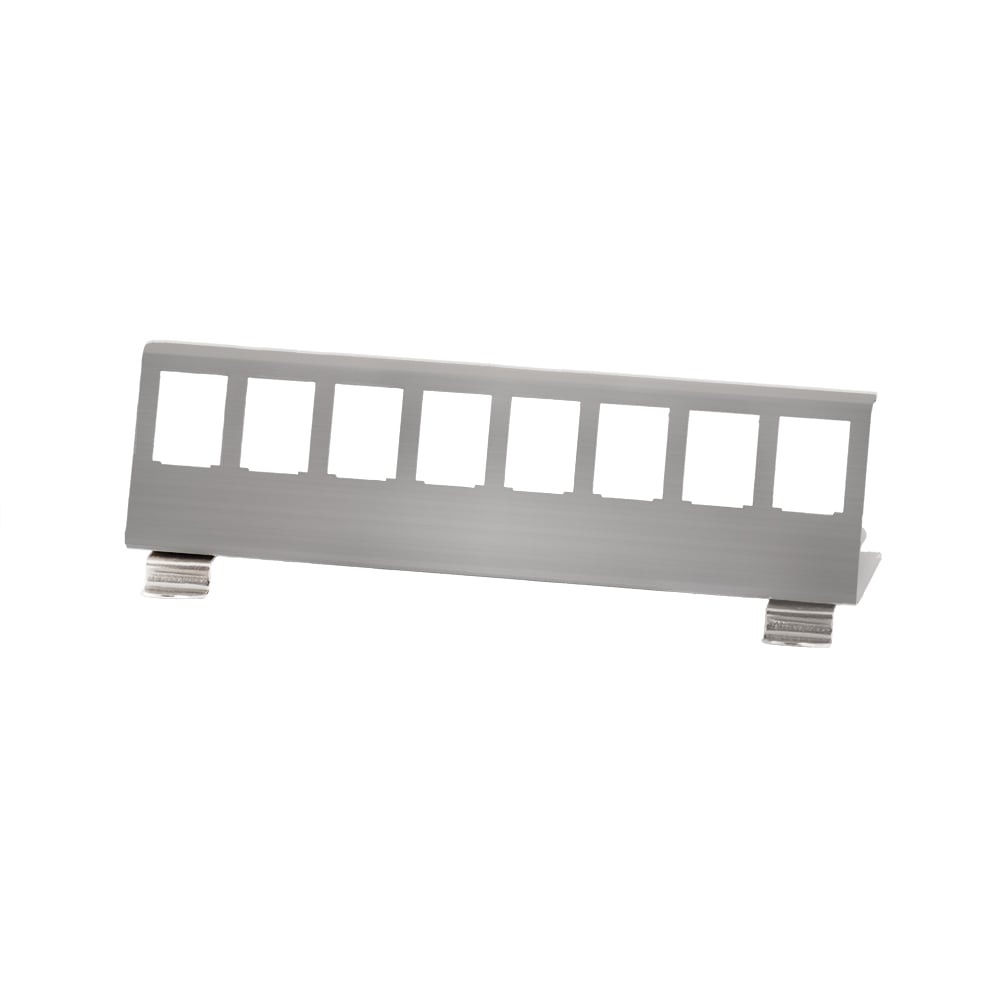 Adattatore per Modulo Keystone 8xRJ45 per Guida DIN - Logilink IWP-MD KEY-RAIL8L