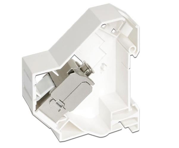 DIN bar adapter for RJ 45 Keystone module - Delock IWP-MD KEY-RAILE