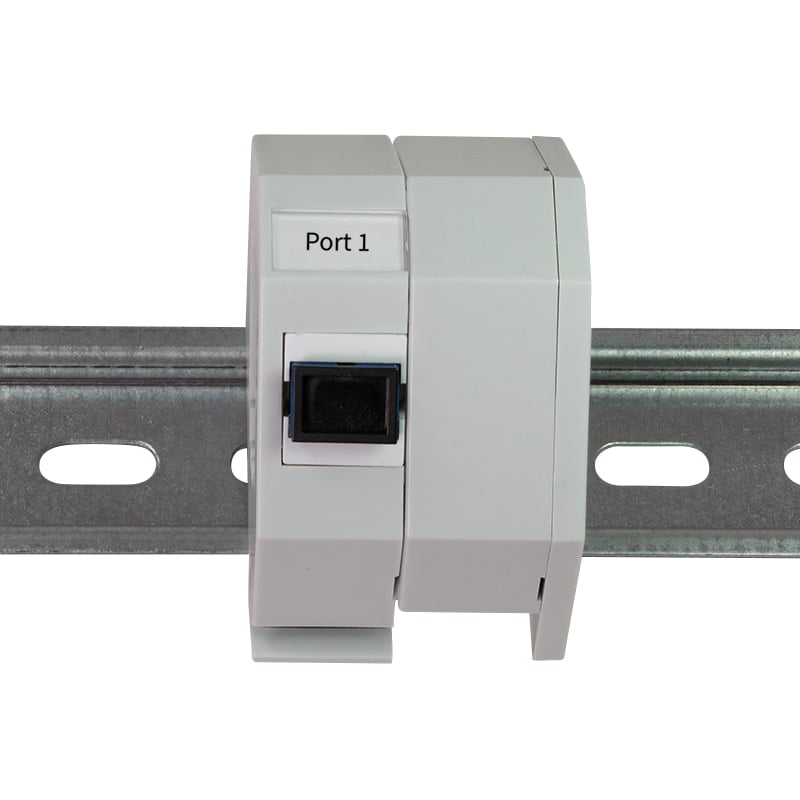 Adattatore per Guida DIN per LC Duplex o SC Simplex - Logilink IWP-MD KEY-RAILSC