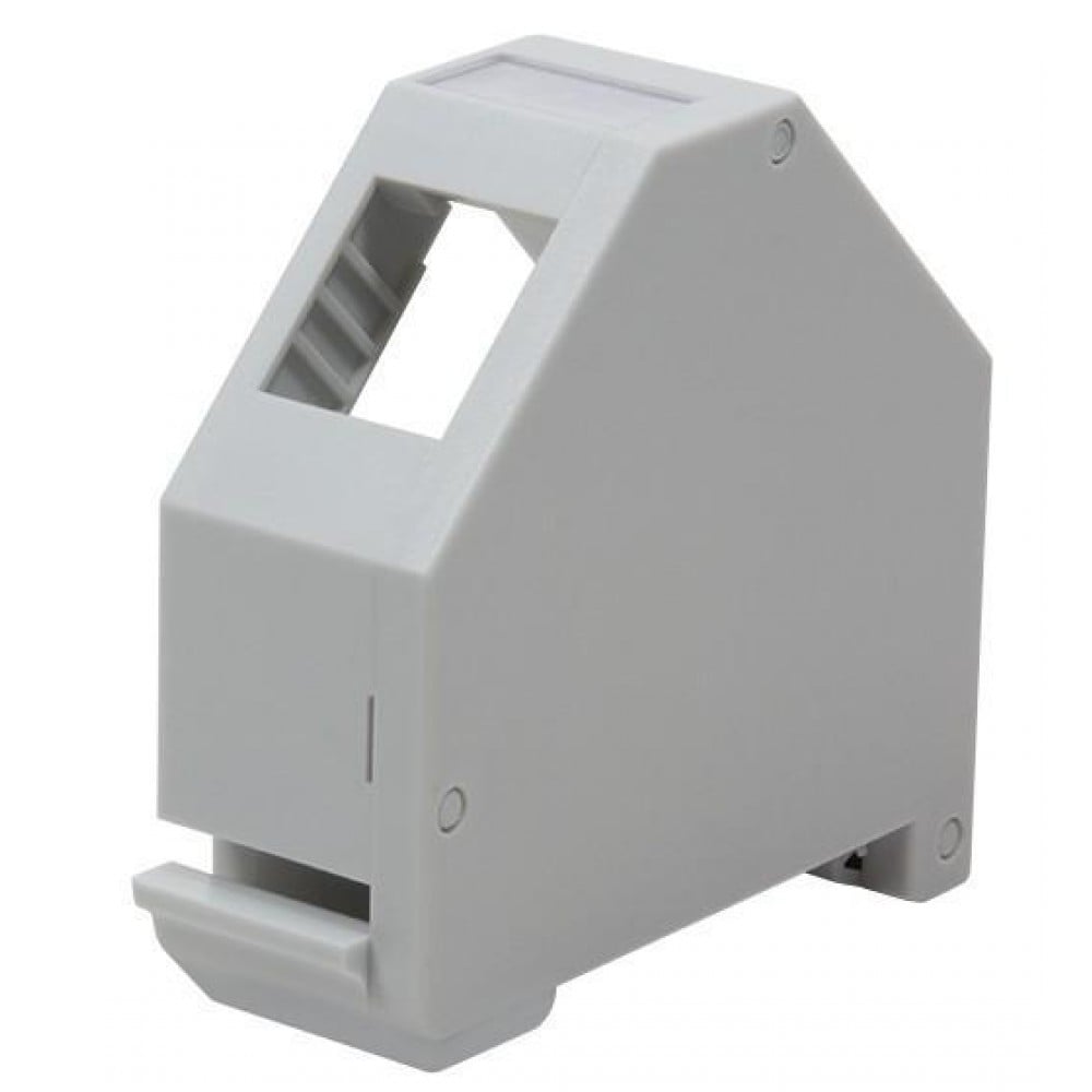 Adattatore keystone RJ45 per Barra DIN espandibile in Plastica non schermato - Techly Professional IWP-MD KEY-RAILU