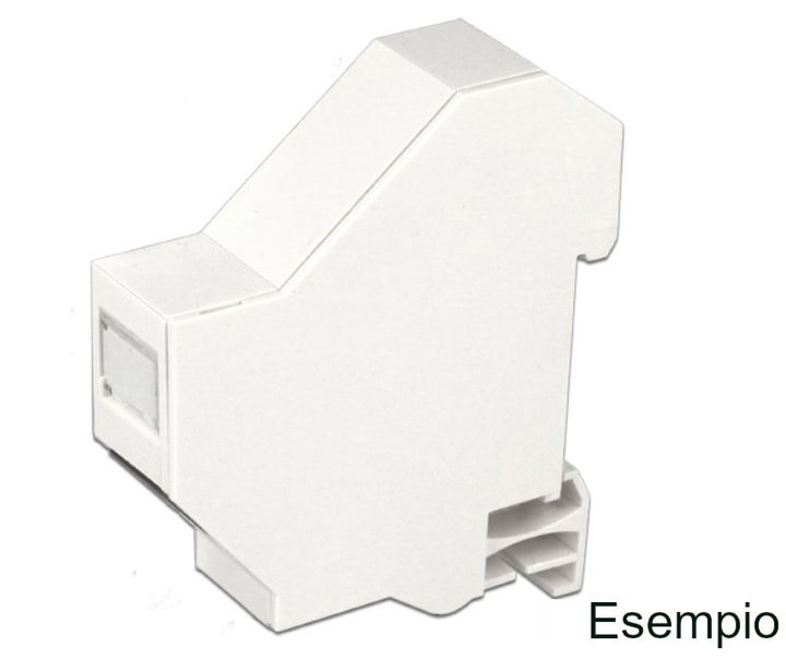 DIN RJ 45 Keystone Adapter Cap - Delock IWP-MD KEY-TP