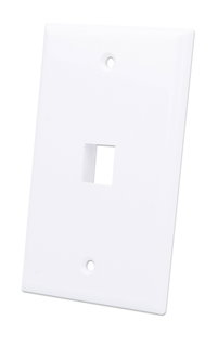 Placca Porta Frutti 1 Posto Mod.503 Bianco - Techly Professional IWP-MD PSTR-1WT
