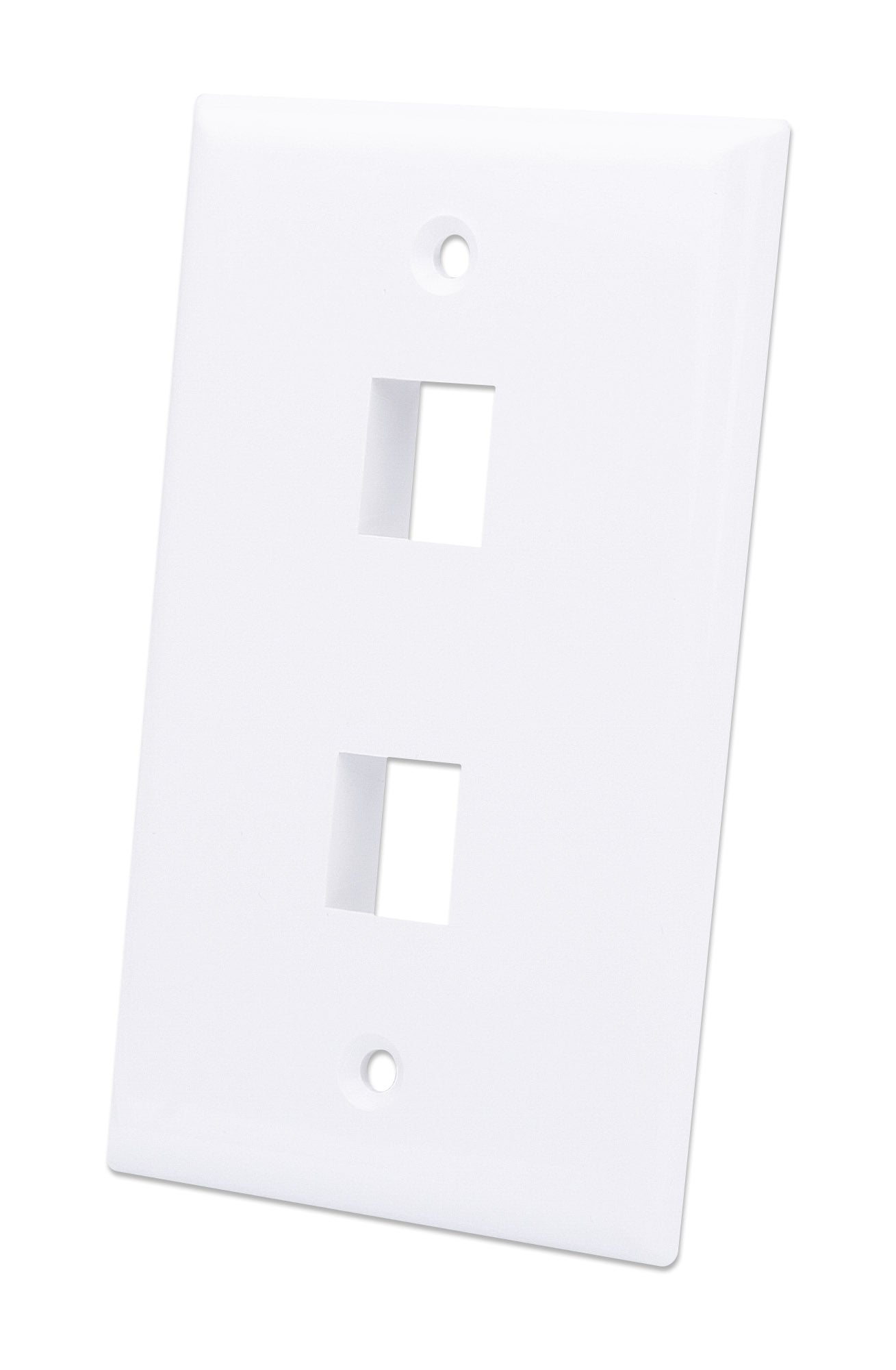 Placca Porta Frutti 2 Posti Mod.503 Bianco - Intellinet IWP-MD PSTR-2W