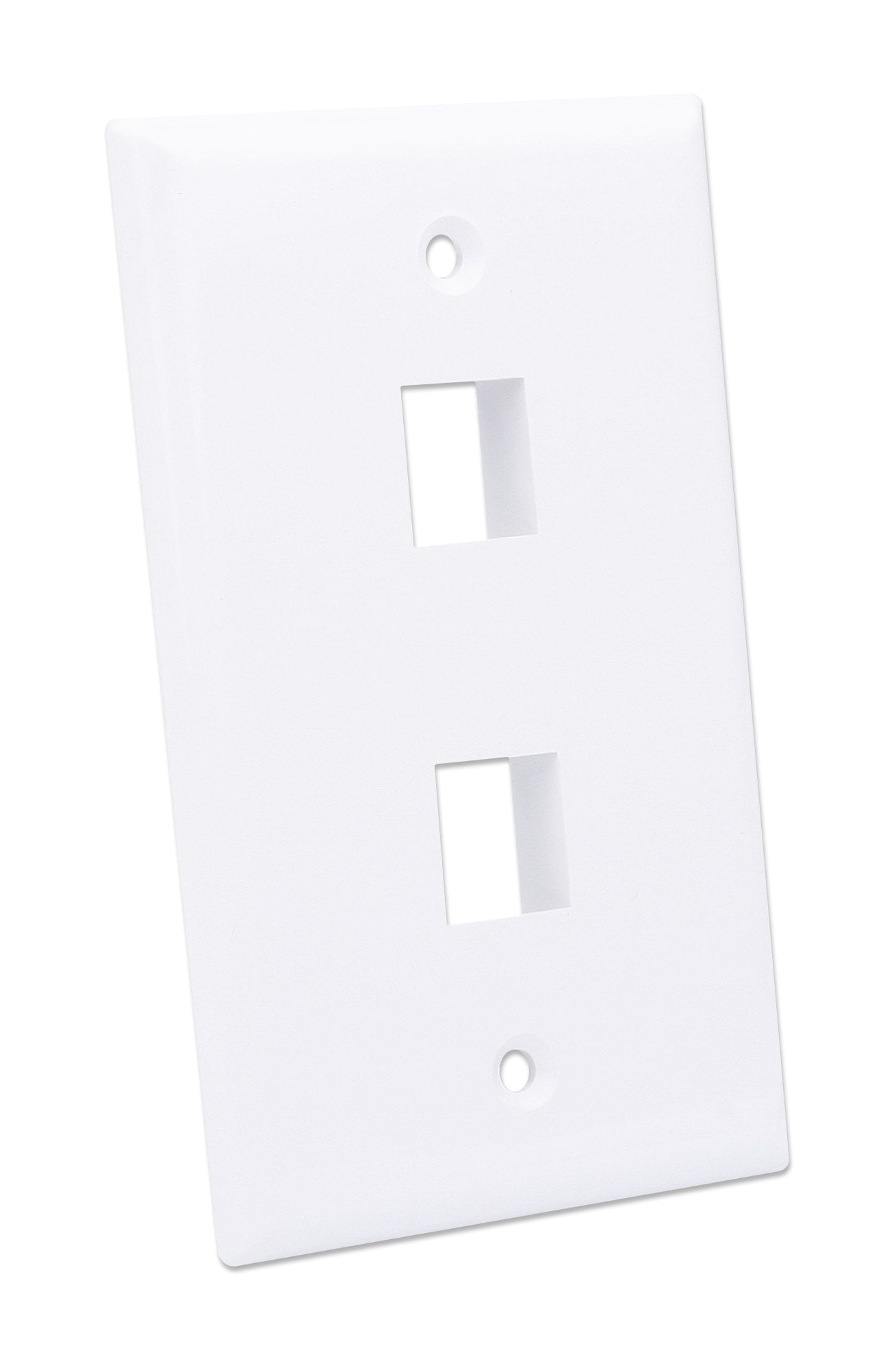 Placca Porta Frutti 2 Posti Mod.503 Bianco - Intellinet IWP-MD PSTR-2W