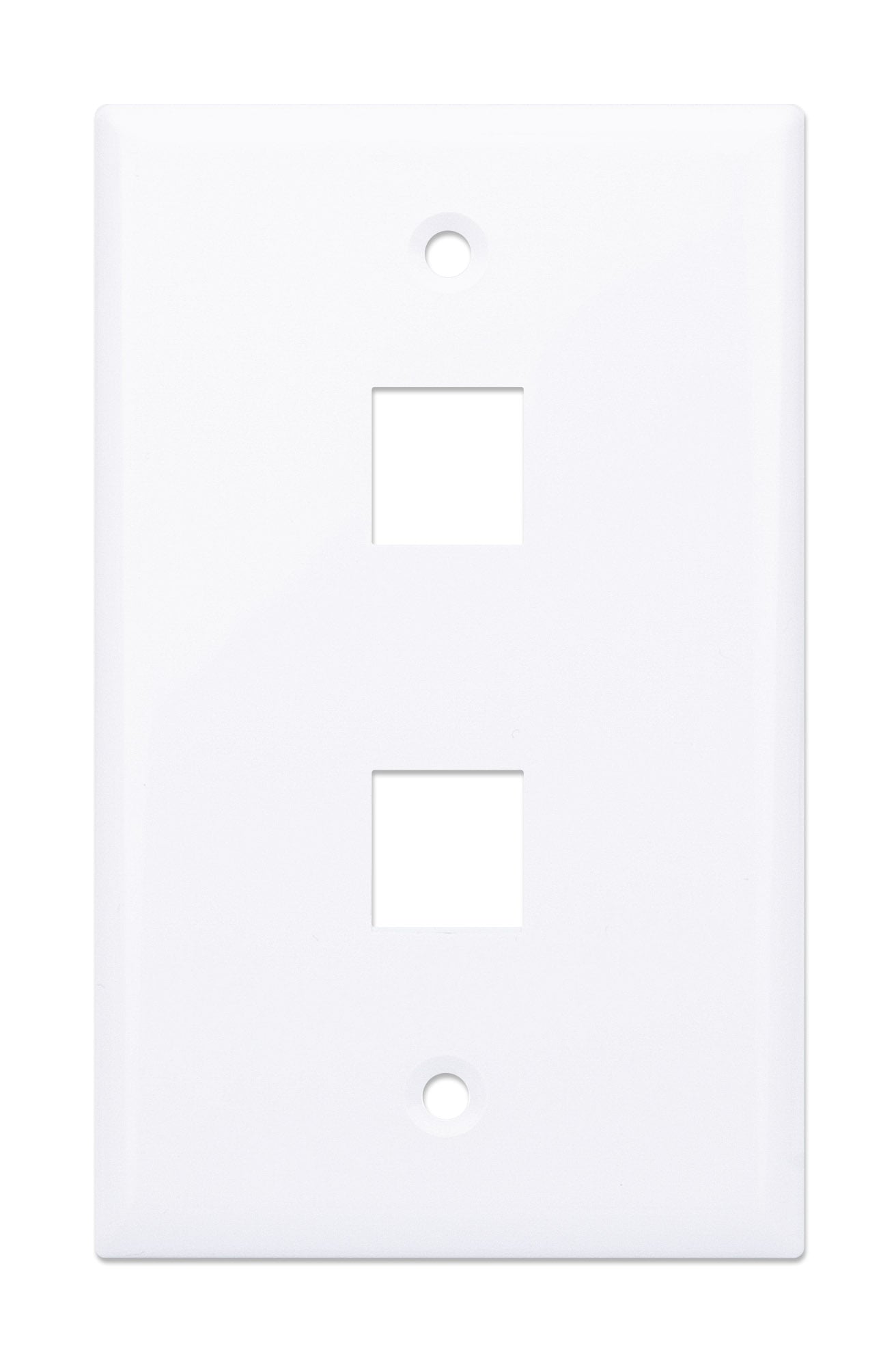 Placca Porta Frutti 2 Posti Mod.503 Bianco - Intellinet IWP-MD PSTR-2W