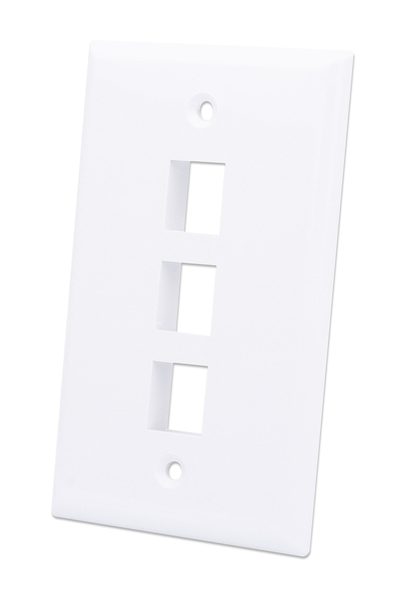 Placca Porta Frutti 3 Posti Mod.503 Bianco - Intellinet IWP-MD PSTR-3W