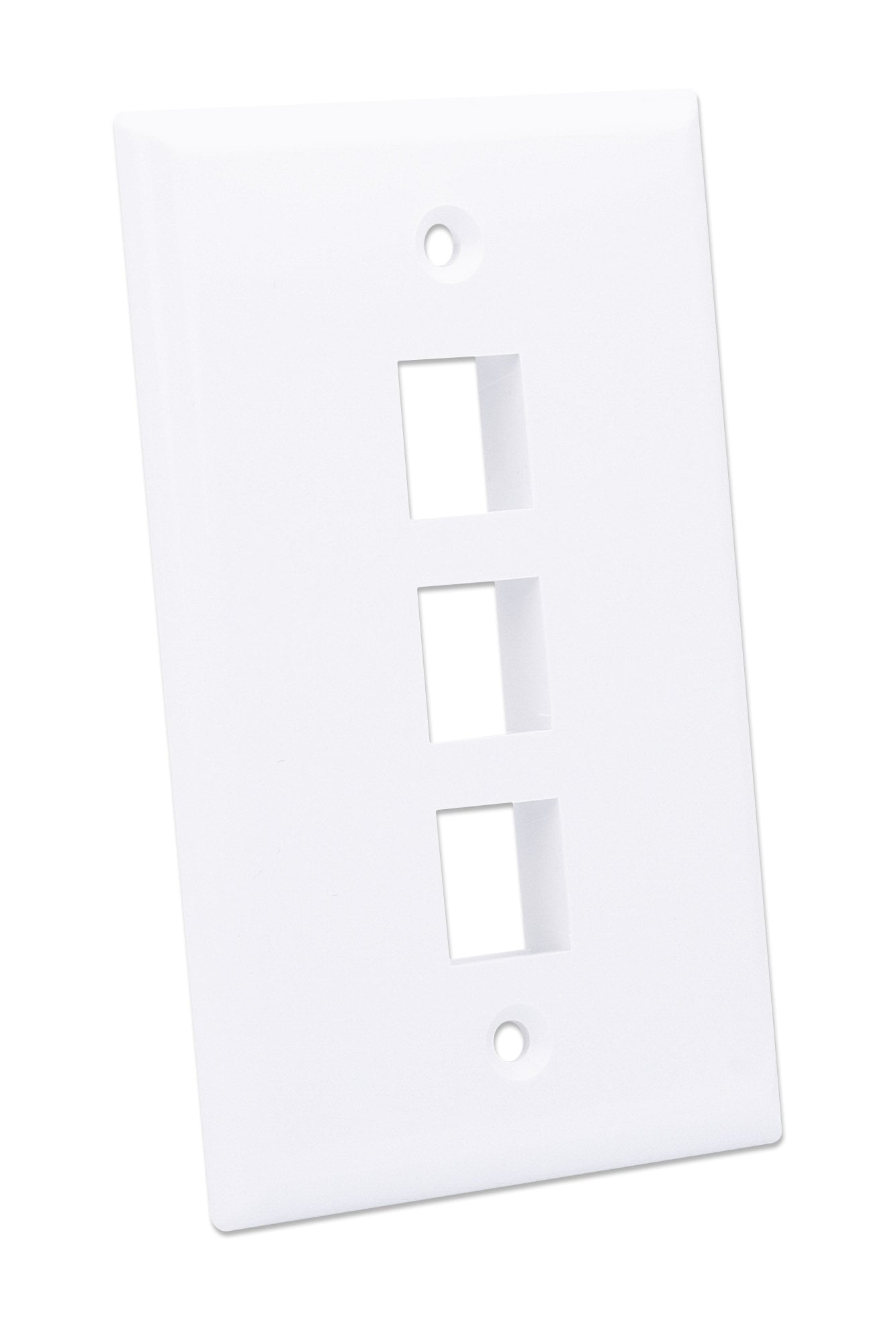 Placca Porta Frutti 3 Posti Mod.503 Bianco - Intellinet IWP-MD PSTR-3W