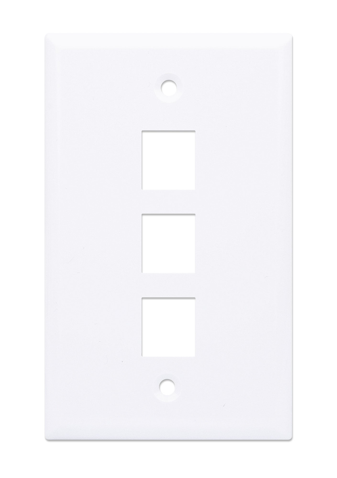Placca Porta Frutti 3 Posti Mod.503 Bianco - Intellinet IWP-MD PSTR-3W