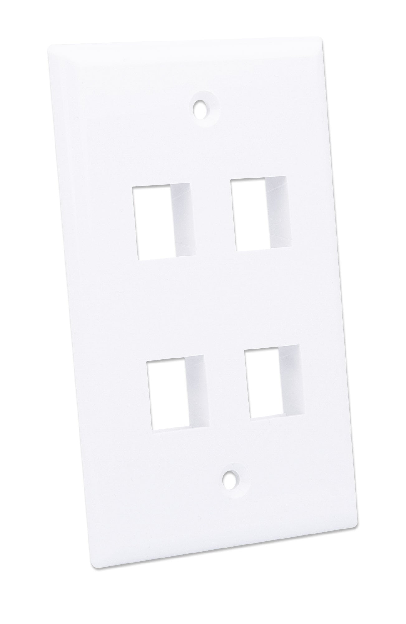 Placca Porta Frutti 4 Posti Mod.503 Bianco - Techly Professional IWP-MD PSTR-4WT