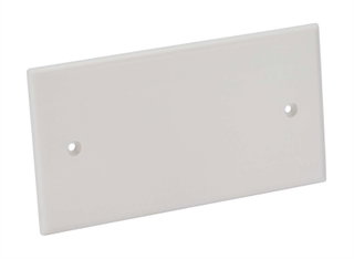 Coperchio Ribassato con Viti per Scatola da Incasso Rettangolare 4 Moduli Bianco - FME IWP-MD PSTR-COV4M