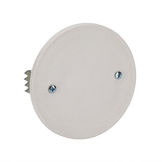 Coperchio con Graffe per Scatola da Incasso ø65mm Bianco - FME IWP-MD PSTR-COV65