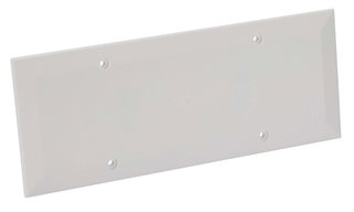 Coperchio Ribassato con Viti per Scatola da Incasso Rettangolare 6/7 Moduli Bianco - FME IWP-MD PSTR-COV6M