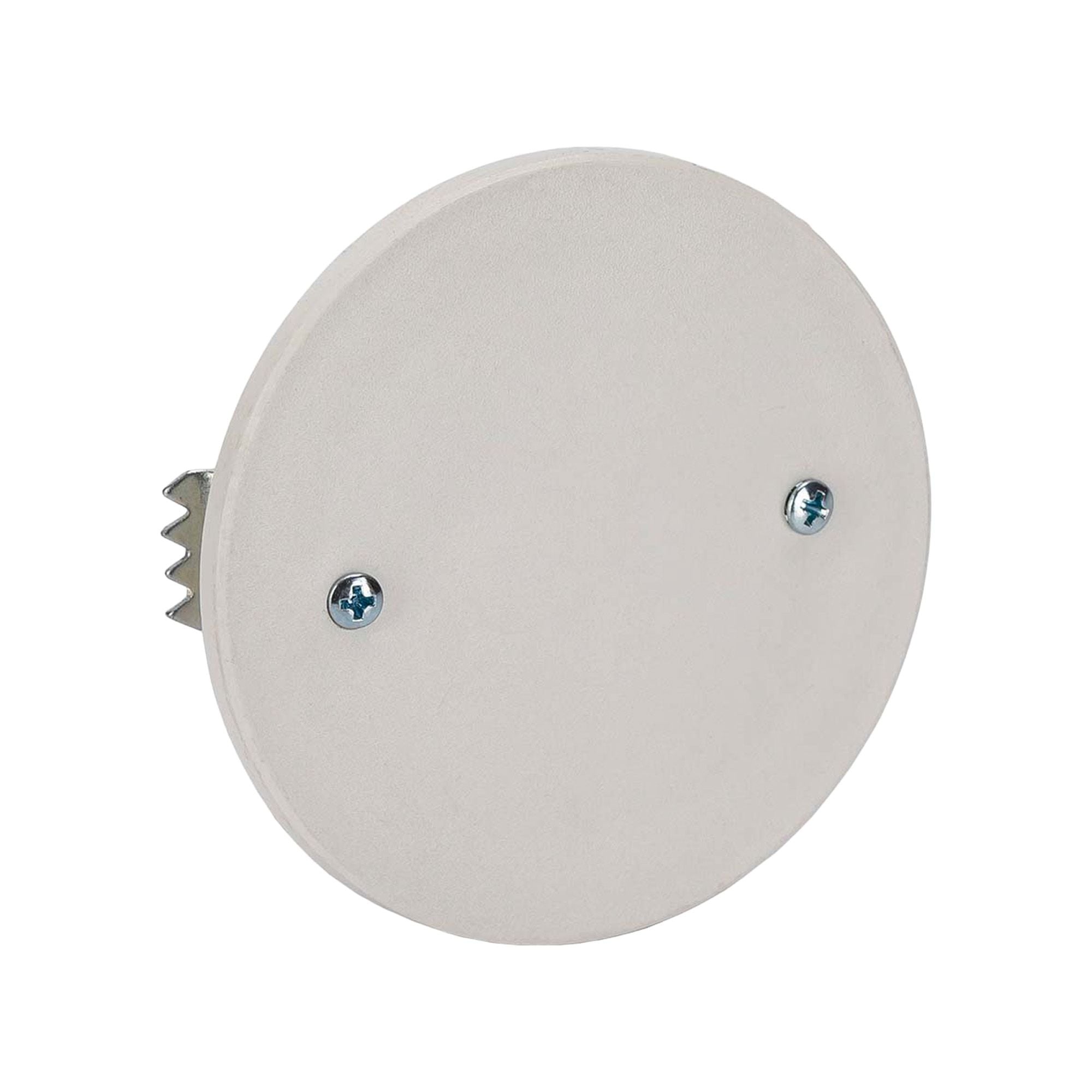 Coperchio con Graffe per Scatola da Incasso ø85mm Bianco - FME IWP-MD PSTR-COV85