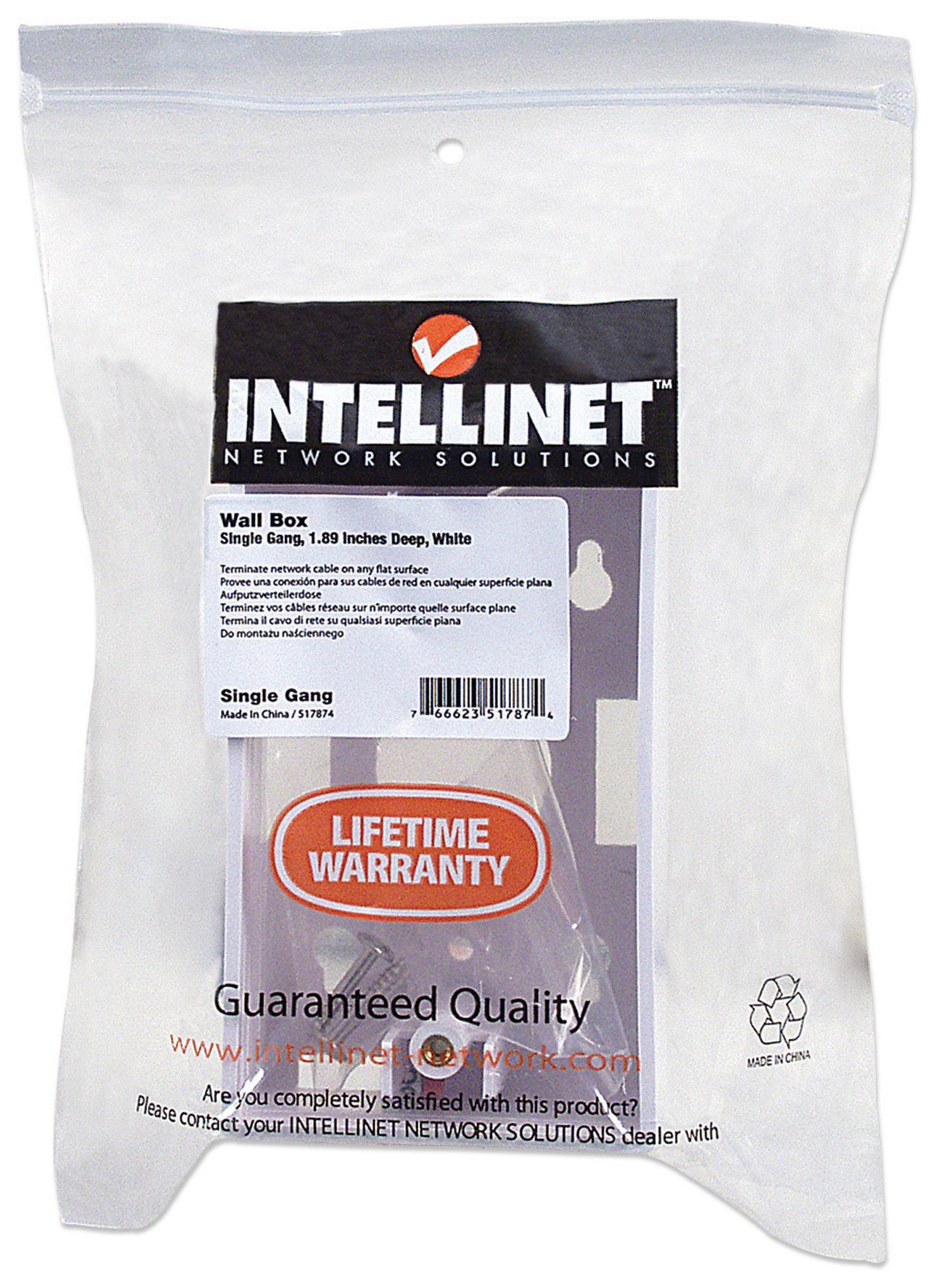 Scatola per Placca mod. 503 Bianca - Intellinet IWP-MD PSTR-WH