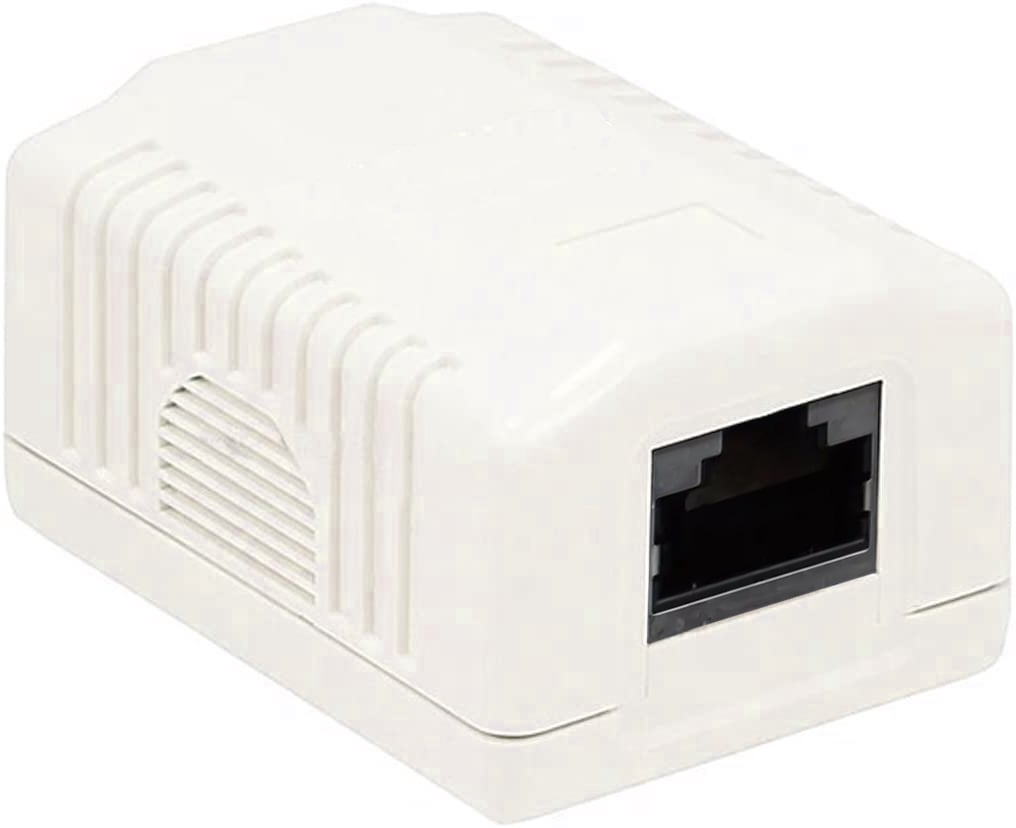 Presa a Muro con 1 Frutto RJ45 Cat6A FTP Beige - Techly Professional IWP-MD SC-1F6AFT