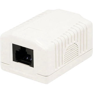 Presa a Muro con 1 Frutto RJ45 Cat6A UTP Beige - Techly Professional IWP-MD SC-1F6AUT
