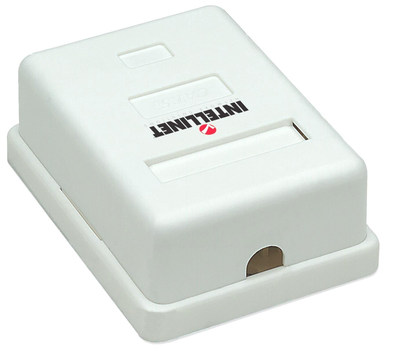 Presa a Muro con Frutto RJ45 Cat5E UTP Beige - Intellinet IWP-MD SC-1FT