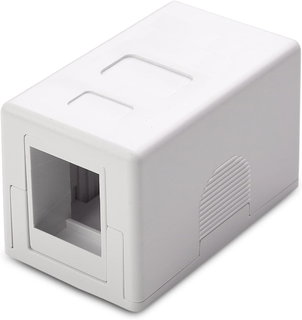Presa a muro per 1 frutto Keystone Bianco - Techly Professional IWP-MD SC-1T