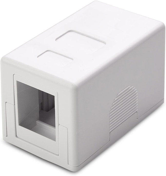 Presa a muro per 1 frutto Keystone Bianco - Techly Professional IWP-MD SC-1T