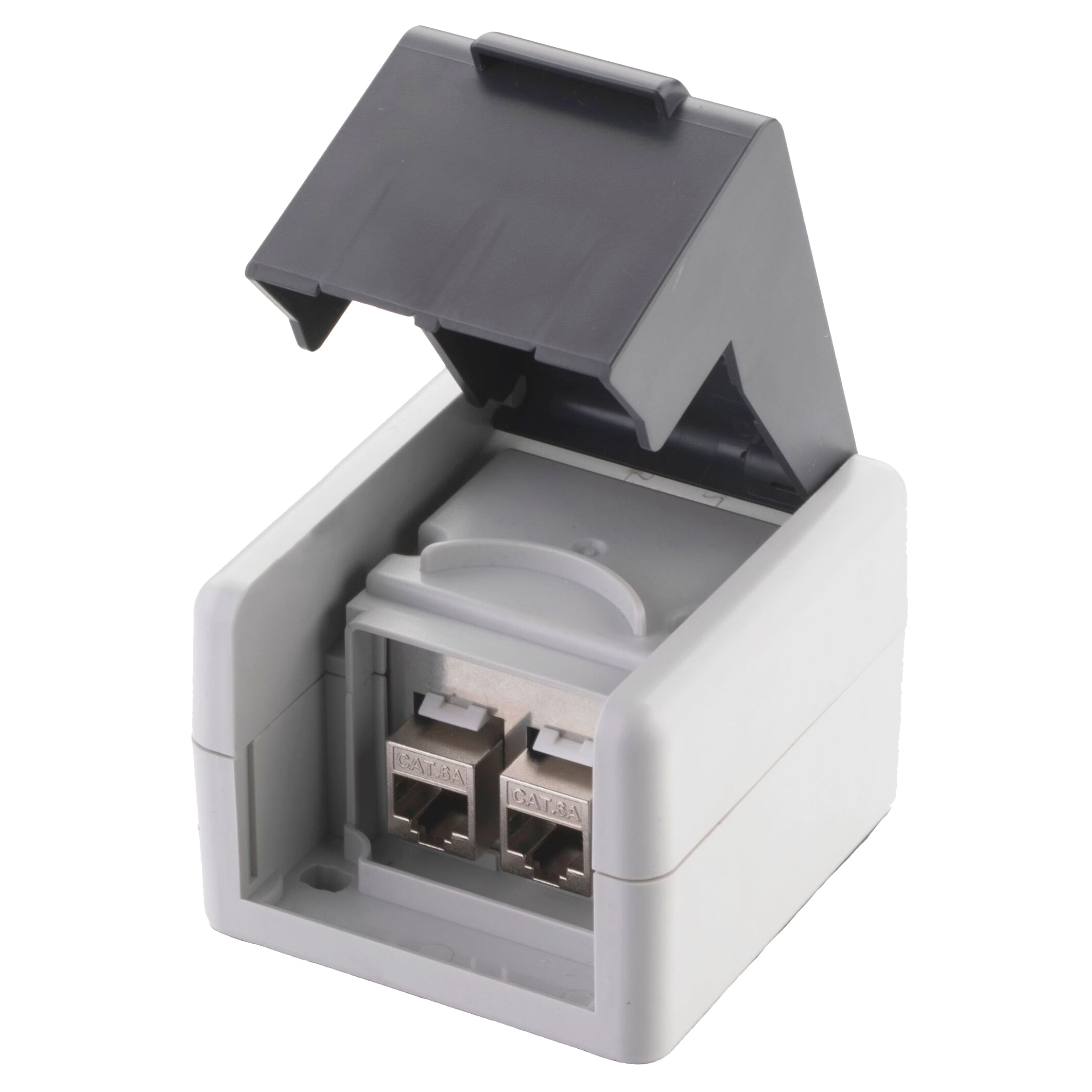 Scatola a Muro per 2 Frutti Keystone Slim IP44 - Techly Professional IWP-MD SC44