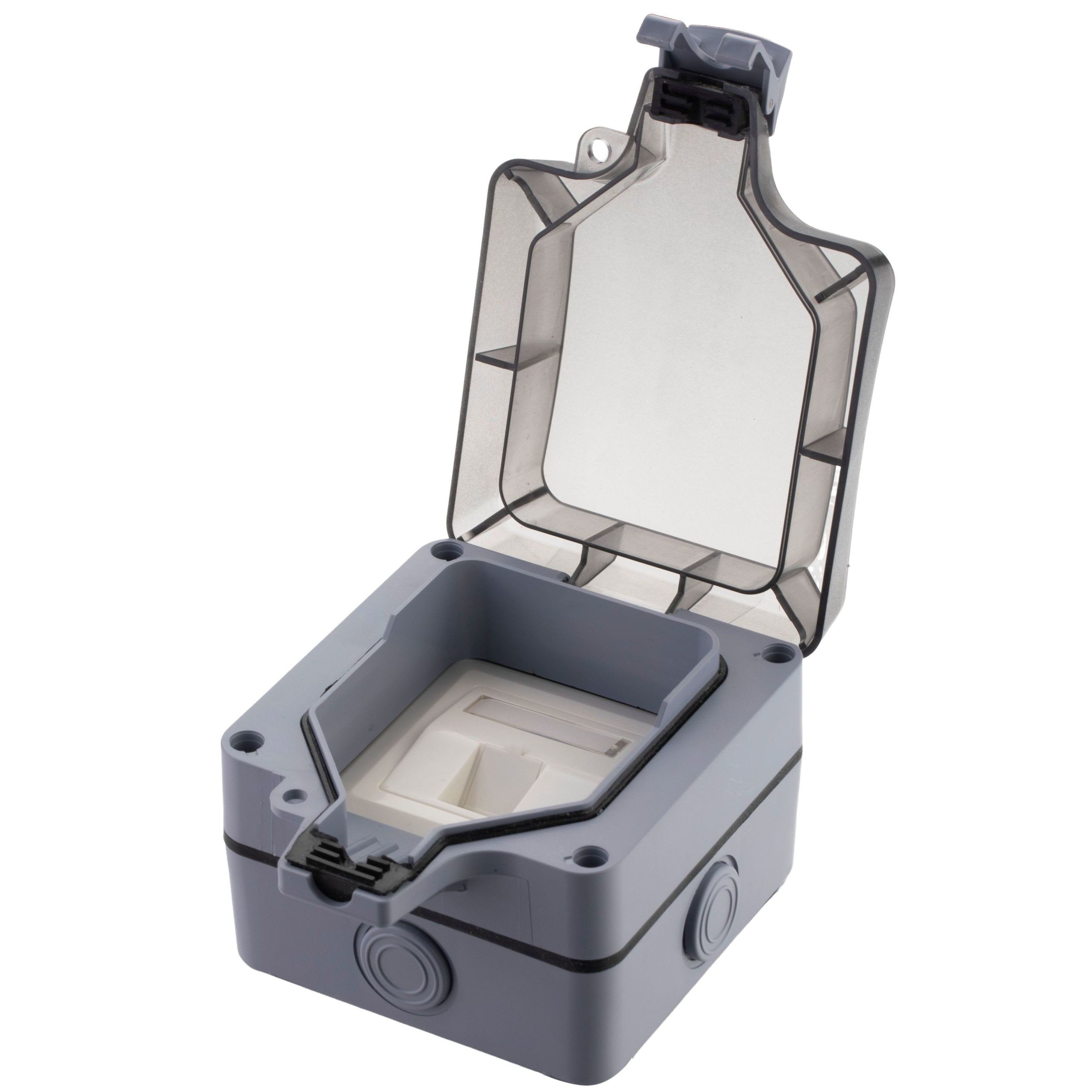 Scatola a Muro per 1 Frutto Keystone IP66 - Techly Professional IWP-MD SC66