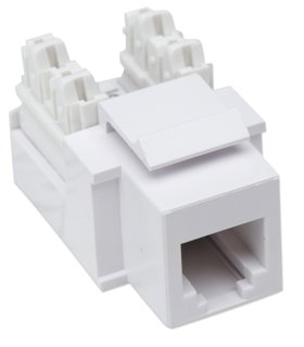 Frutto Telefonico RJ11/RJ12 Keystone Bianco - Intellinet IWP-MD TEL-WH