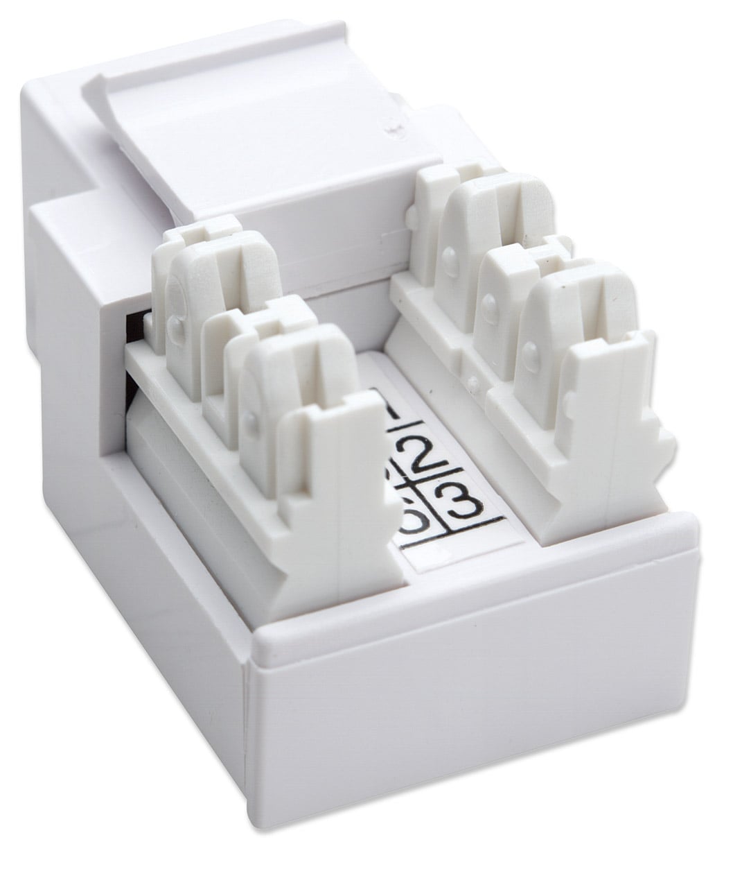 Frutti Telefonici RJ11/RJ12 Keystone Bianco - Intellinet IWP-MD TEL-WH