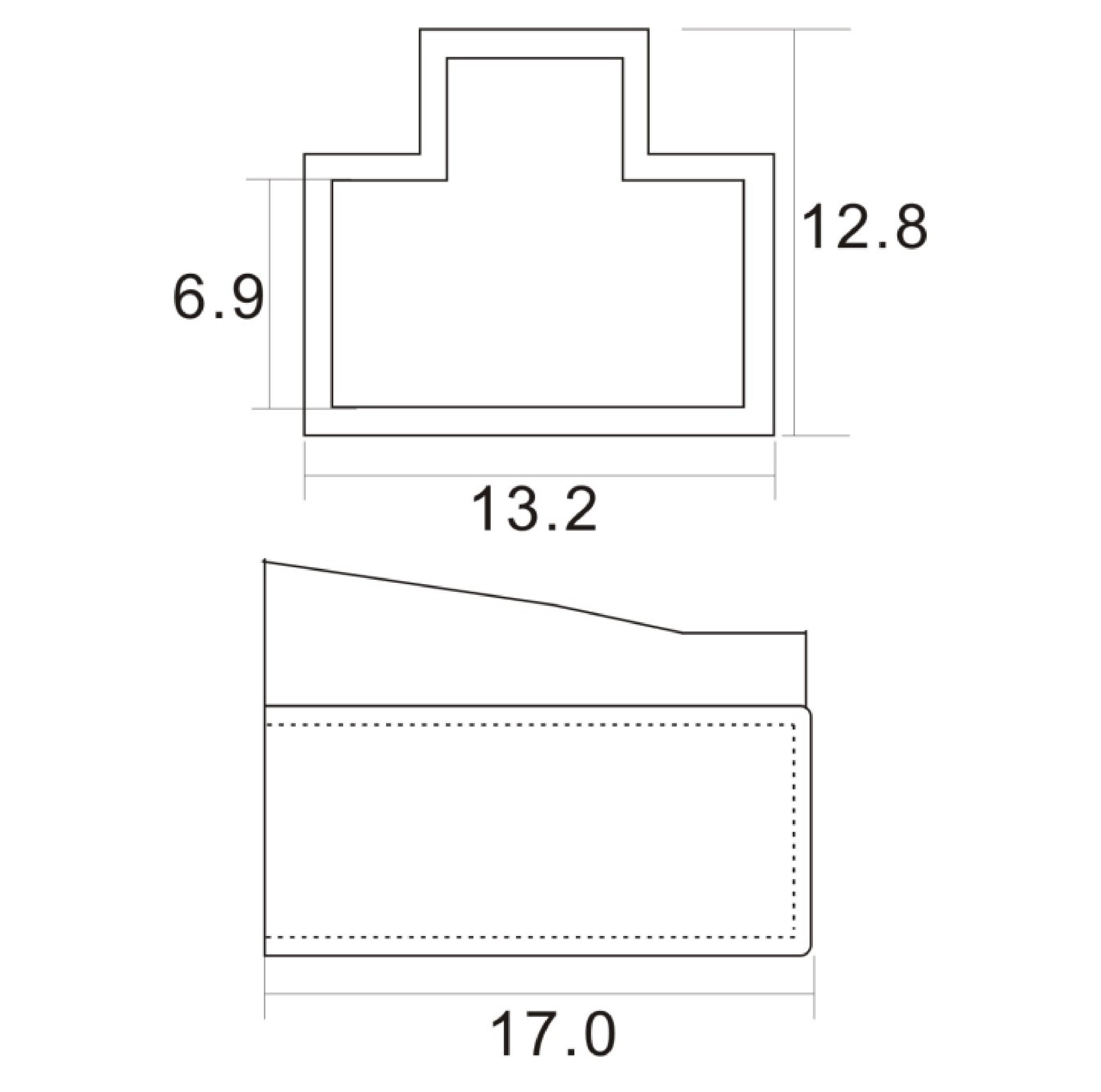 Kit 10 Dust Caps for RJ 45 Black - Techly Professional IWP-MD TP-CABT