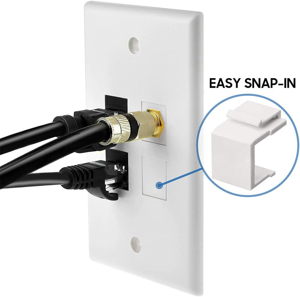Tappo per RJ45 con attacco Keystone - Intellinet IWP-MD TP-WH
