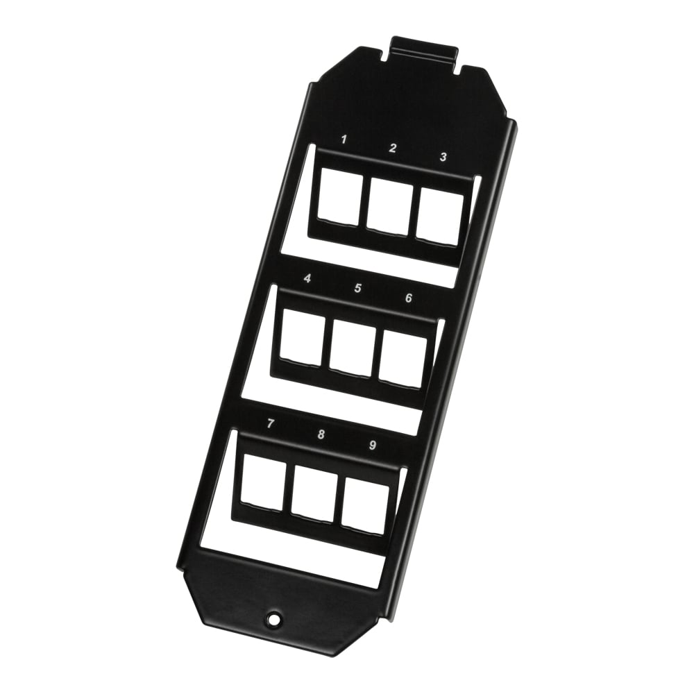 Modulo 9 Keystone per Scatola Derivazione 210 mm - Logilink IWP-MD-FL9BK
