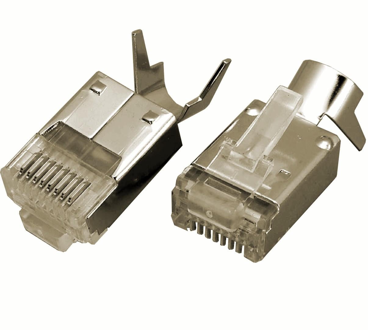 Plug per Cat5 e 6 STP con Guida e Copriconnettore - Intellinet IWP-S6