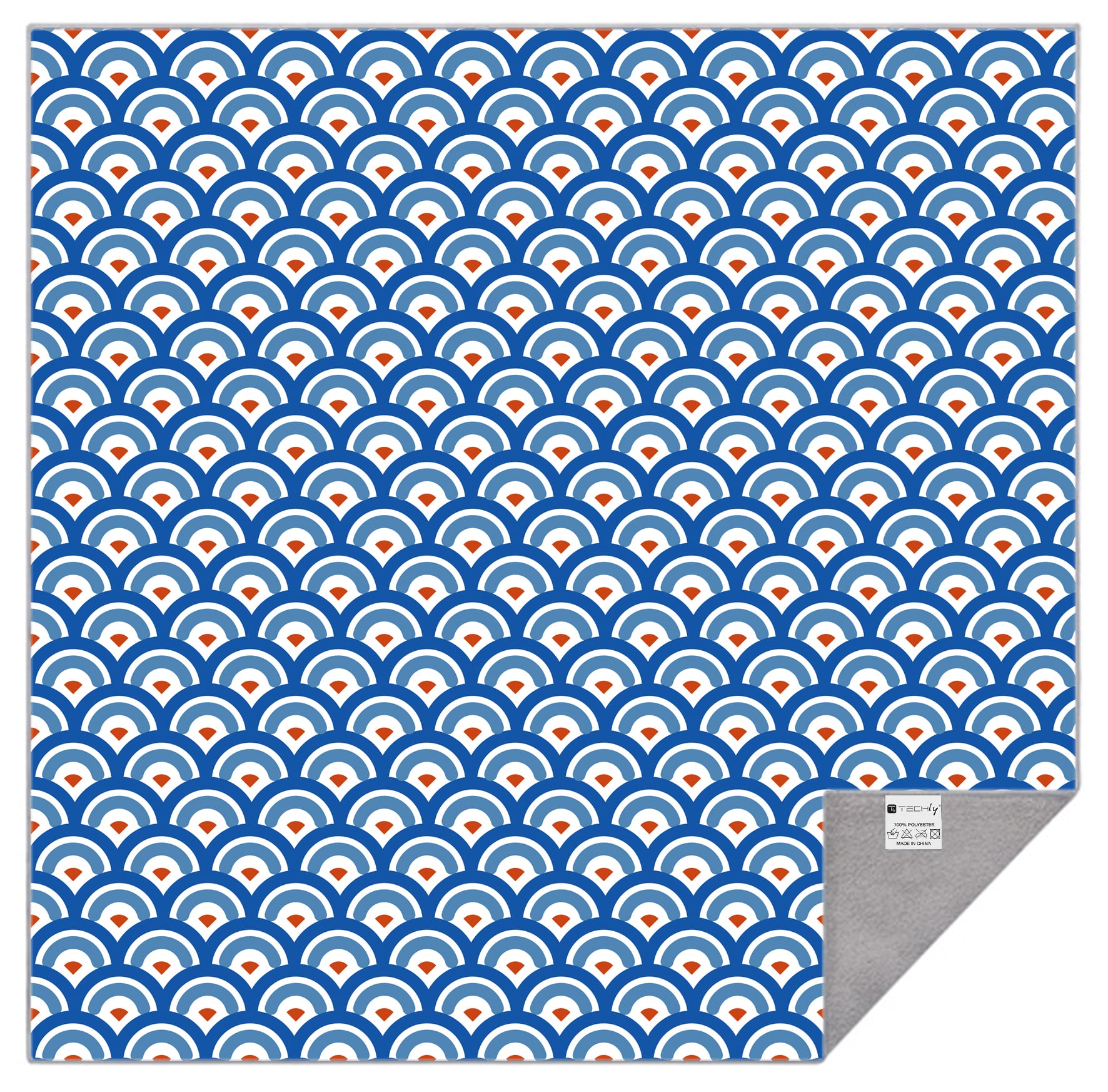 Multifunctional Protective Cloth Sprayproof Washable for Fragile Objects Fish-Scaled XL - Techly IWRAPPER-A 01 XL